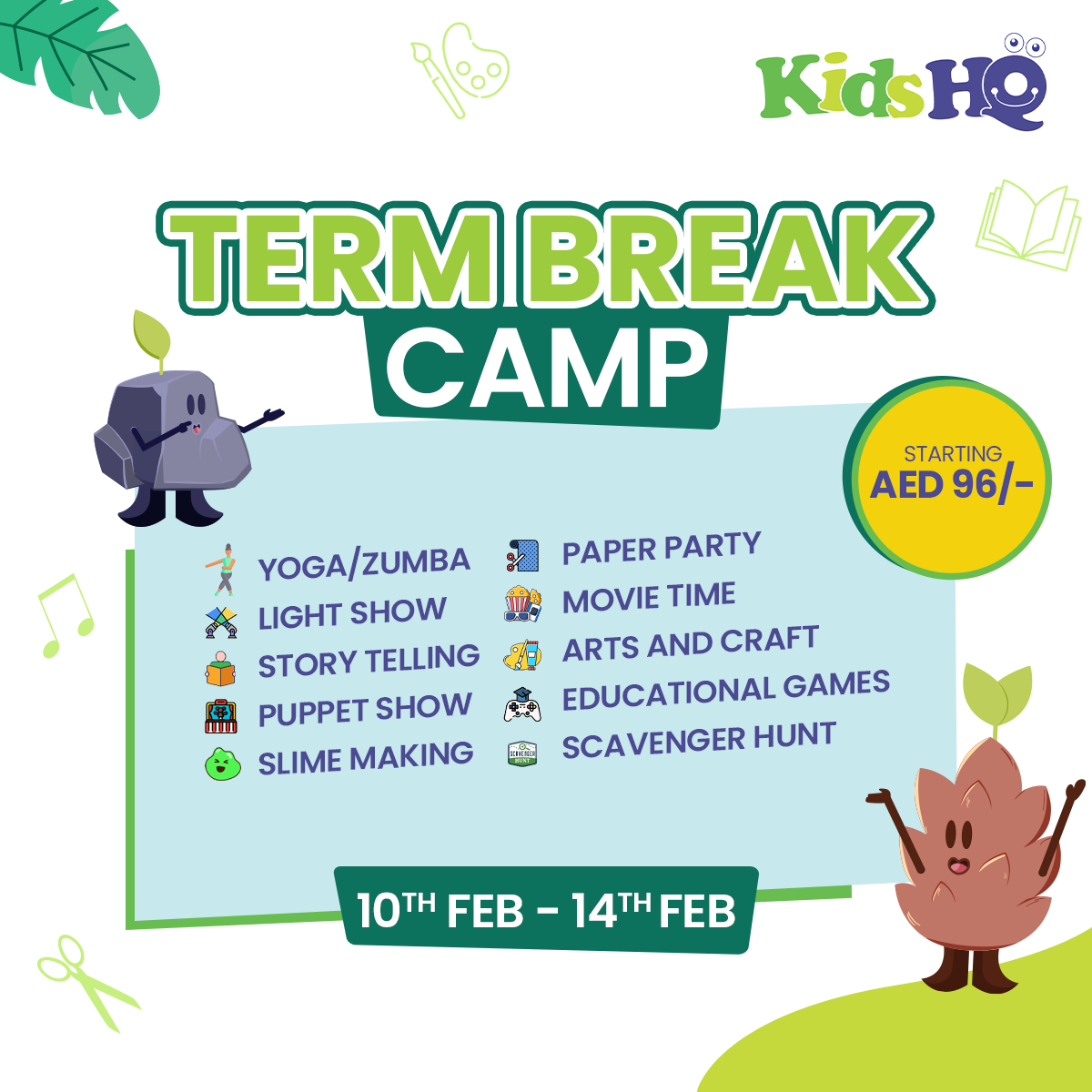 term break camp Kids HQ 2025