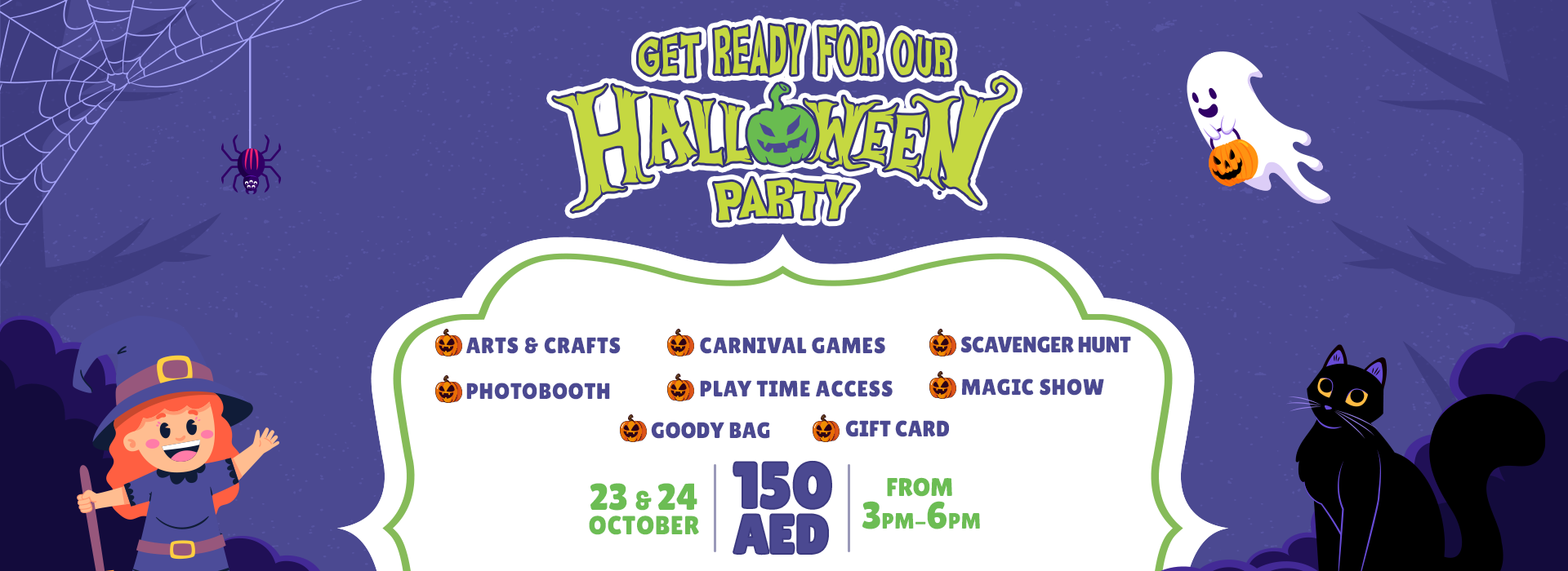 Halloween in Dubai - Kids HQ 2025